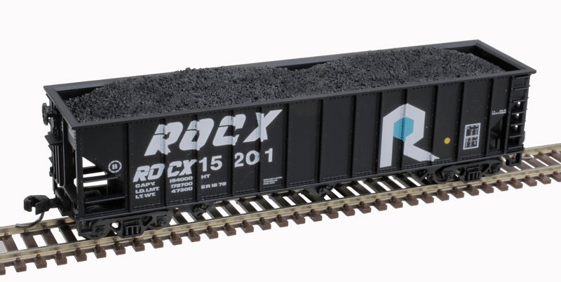 ATLAS Trainman 50005852 90 Ton Hopper - Rock Island ROCX #15001