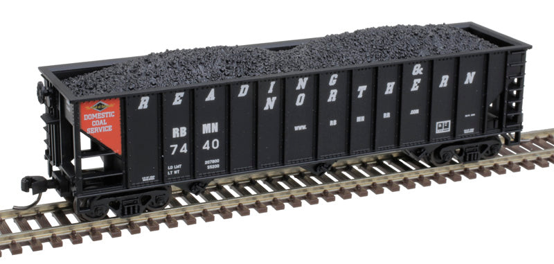 ATLAS Trainman 50005867 90 Ton Hopper - RBMN Reading, Blue Mountain & Northern 7415 (black, white, red) N Scale