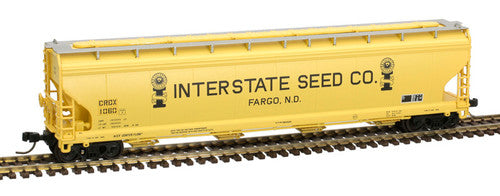 Atlas 50006021 ACF 5701 Hopper Interstate Seed Co. CRDX #1060 (yellow, black) N Scale