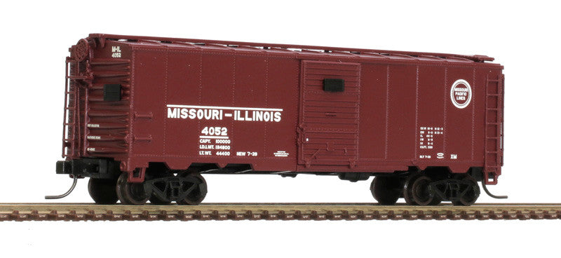 Atlas 50006092 1932 ARA 40' Steel Boxcar Missouri Pacific (Missouri-Illinois) #4064 (Boxcar Red, white) N Scale