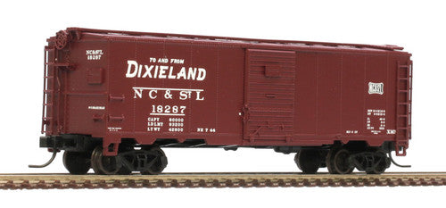 Atlas 50006096 1932 ARA 40' Steel Boxcar Nashville, Chattanooga & St. Louis #18261 (Boxcar Red, white, Dixieland Slogan) N Scale