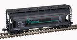 Atlas 50006108 ACF 3560 Center-Flow Covered Hopper - Cancarb ACFX 74072 (Black, Blue) N Scale