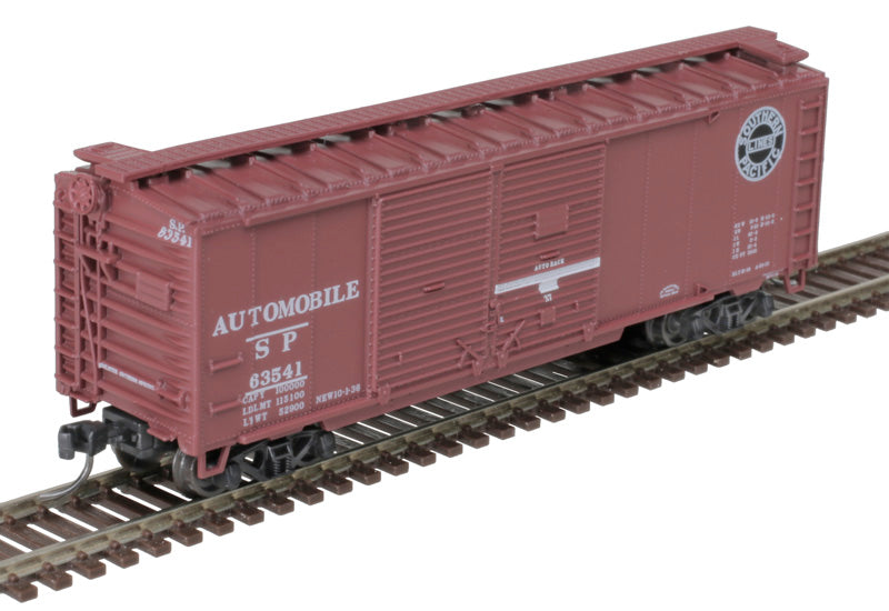 Atlas 50006202 40' Double Door Box Car - SP Southern Pacific #63579 (Boxcar Red, white) N Scale