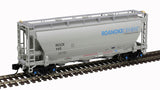 Atlas 50006211 Trinity 3230 Hopper RCCX - Roanoke Cement RCCX #140 (gray, black, blue) N Scale