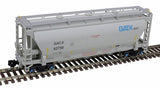 Atlas 50006222 Trinity 3230 Hopper General American GACX #62766 (gray, black, blue) N Scale