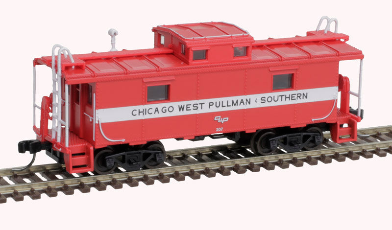 Atlas 50006316 NE-6 Caboose - Chicago, West Pullman and Southern #207 (red, black) N Scale