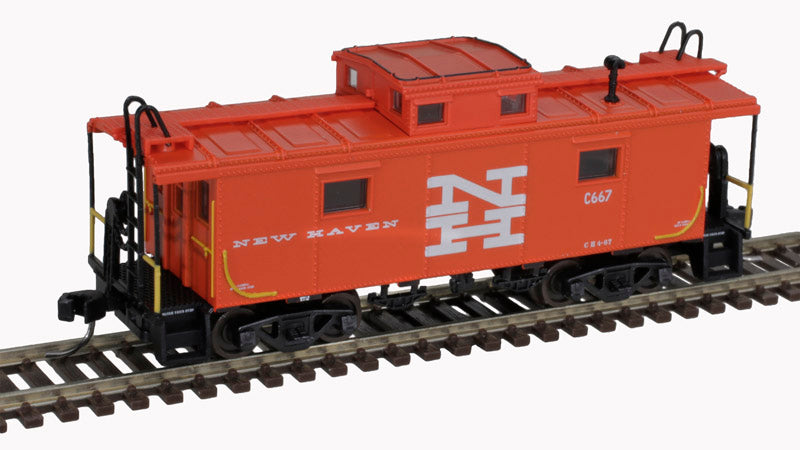 Atlas 50006321 NE-6 Caboose - New Haven #667 (Alpert Scheme, red, white) N Scale