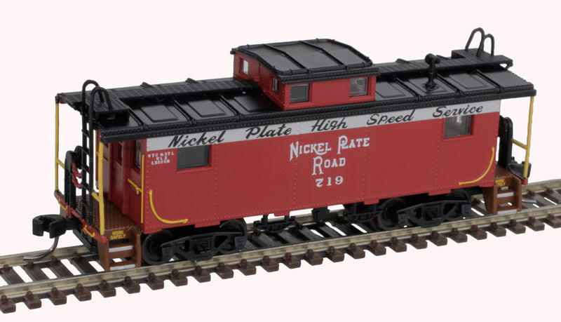 Atlas 50006326 NE-6 Caboose - Nickel Plate Road #760 (red, white, black) N Scale