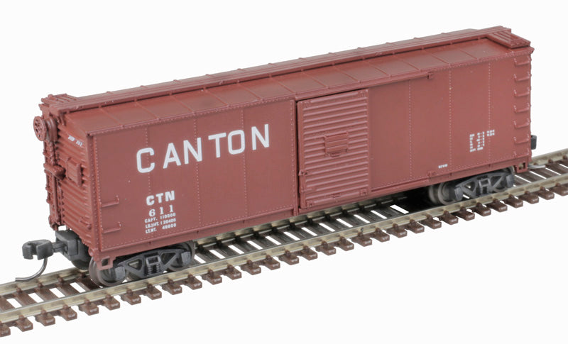 Atlas 50006390 USRA Steel Rebuilt 40' Boxcar - Canton Railroad #611 (Boxcar Red, white) N Scale