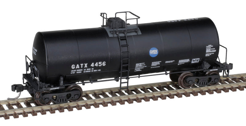 Atlas 50006460 Trinity 17,600-Gallon Corn Syrup Tank Car - GATX #4437 (black, white, blue, Service Driven) N Scale