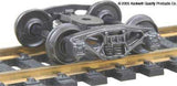 550 Kadee / Bettendorf 50-Ton Trucks Metal Fully Sprung Equalized Self Centering Trucks 1 pair (HO Scale) Part # 380-550