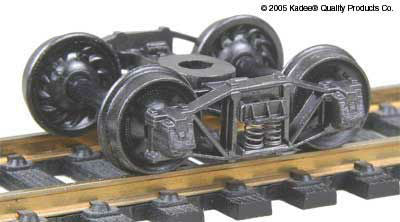 551 Kadee / Arch Bar Trucks Metal Fully Sprung Equalized Self Centering Trucks 1 pair (HO Scale) Part # 380-551