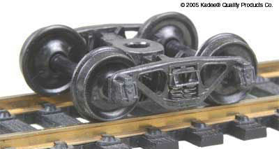 552 Kadee / A.S.F.® Ride Control® 50-Ton Trucks Metal Fully Sprung Equalized Self Centering Trucks 1 pair (HO Scale) Part # 380-552