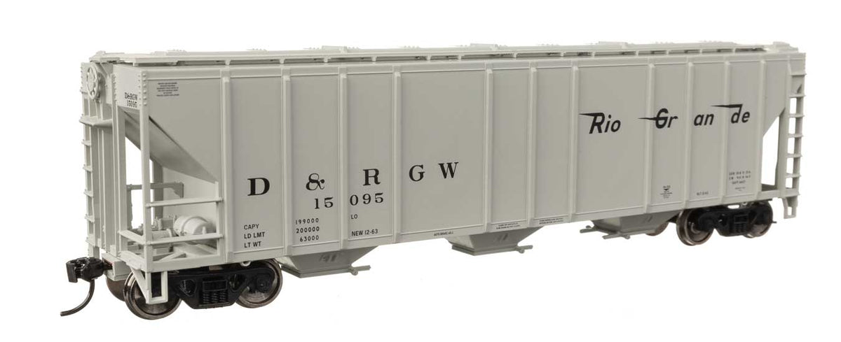 Walthers 49411 50' Pullman-Standard PS2-CD 4427 3-Bay Covered Hopper ...