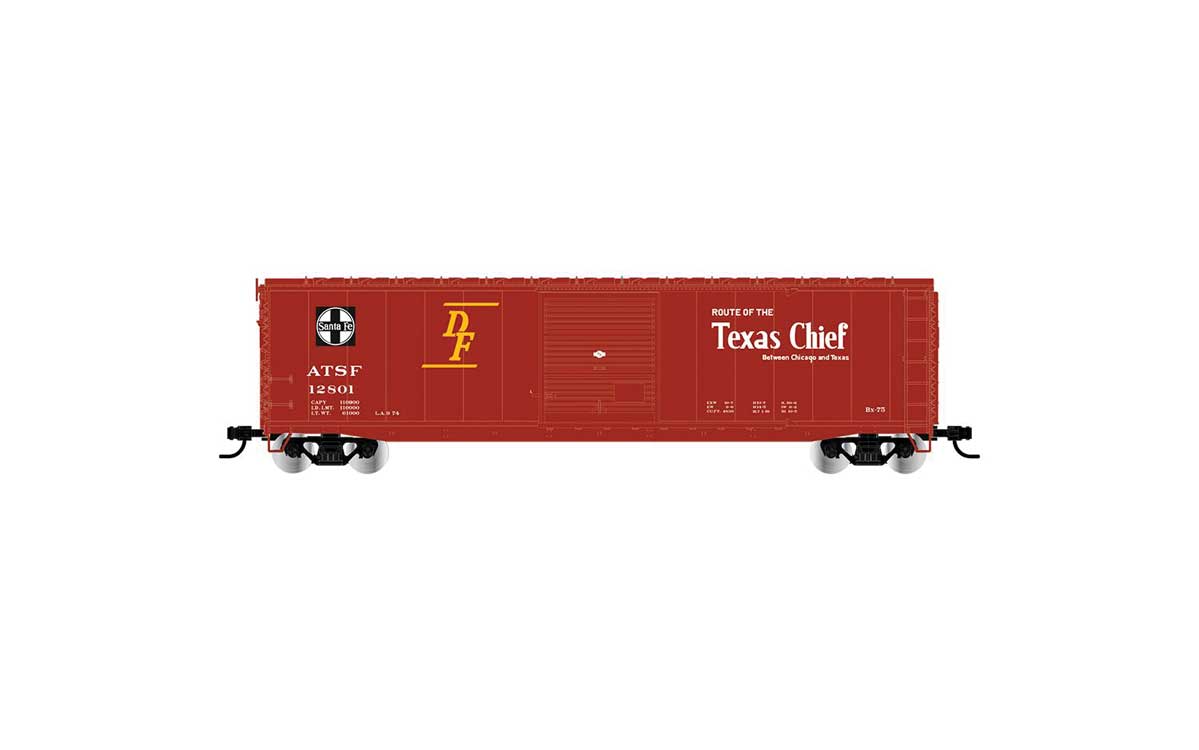 Image for 635-HR6662D 50'Box ATSF 12850