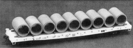Image for 293-3056 53' Flatcar pipe load 2/