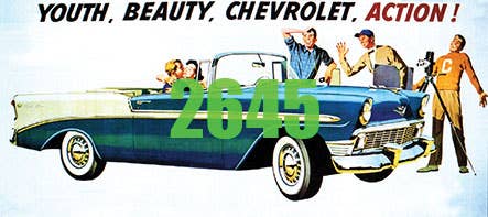 Image for 293-2645 Billboard 1956 Chevrolet
