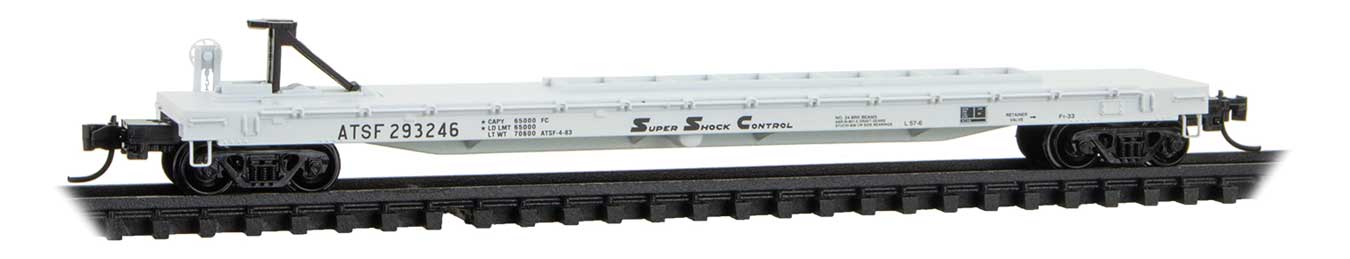 Image for 489-6400011 57' TOFC Flatcar ATSF