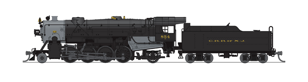 Broadway Limited {5953} 2-8-2 Heavy Mikado CNJ - Jersey Broadway Limited {5953} 2-8-2 Heavy Mikado CNJ - Jersey