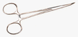 Image for 206-1046 5" Locking forceps curved