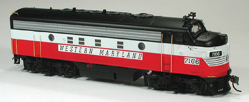 Bowser (23313) WM - Western Maryland #235 F7A (Scale = HO) 6-23313