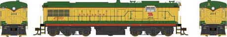 Bowser 25086 Baldwin AS616 - LokSound and DCC - Executive Line -- Duluth, South Shore & Atlantic 204 (yellow, green, red, Radio Markings) (Scale=HO) 6-25086