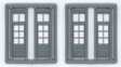 Image for 293-8132 6-Lite Door & Transom 4/