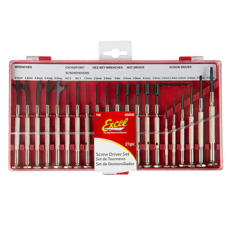 Excel 60008 21 PIECE MINI TOOL SET All Scale