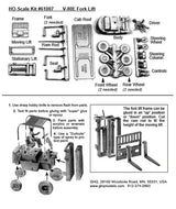 61007 GHQ V80E Forklift - Kit Includes Operator Figure Part#284-61007