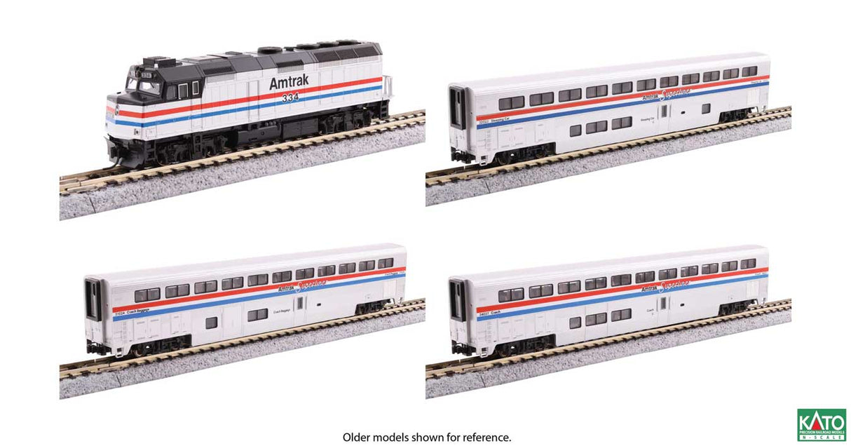 Image for 381-1063530DCC Amtrak F40PH DCC Set 4/