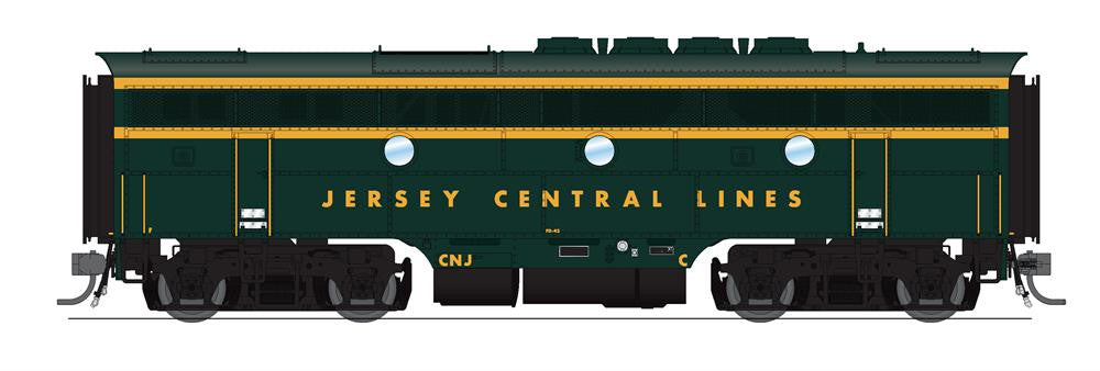 BLI 6653 EMD F3 A/B CNJ #51/#3C, Green/Yellow Scheme, A-unit Paragon4 Sound & DCC, Unpowered B, HO Scale