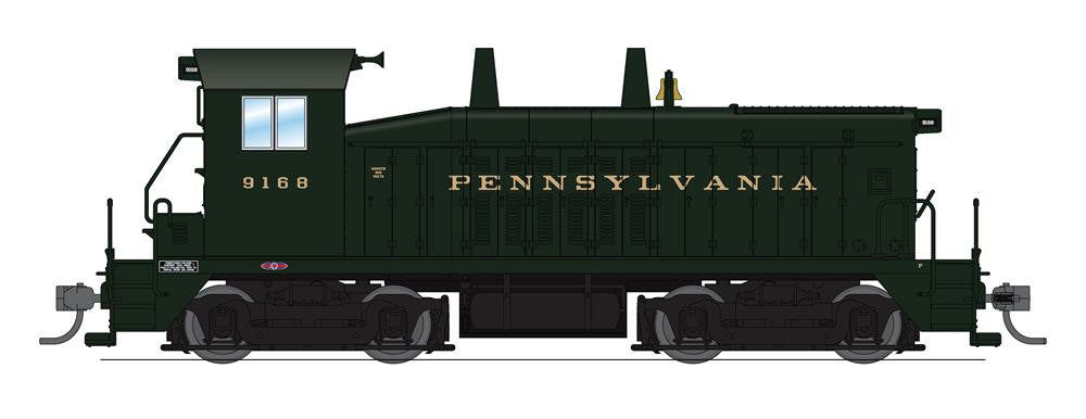 BLI 6730 EMD NW2, PRR Pennsylvania #9168, Brunswick Green, Paragon4 Sound & DCC, HO Scale