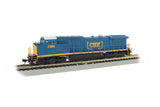 Bachmann 67353 / GE Dash 8-40CW DCC & Soundtraxx Econami Sound CSX #7369 (Scale=N) Part#160-67353