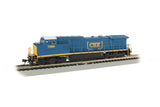 Bachmann 67353 / GE Dash 8-40CW DCC & Soundtraxx Econami Sound CSX #7369 (Scale=N) Part#160-67353