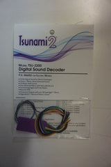 886002 Soundtraxx / Tsunami 2 Electric, 6-Function, Universal TSU-2200 (2 Amp) Digital Sound Decoders  (Scale=HO)  Part # = 678-886002