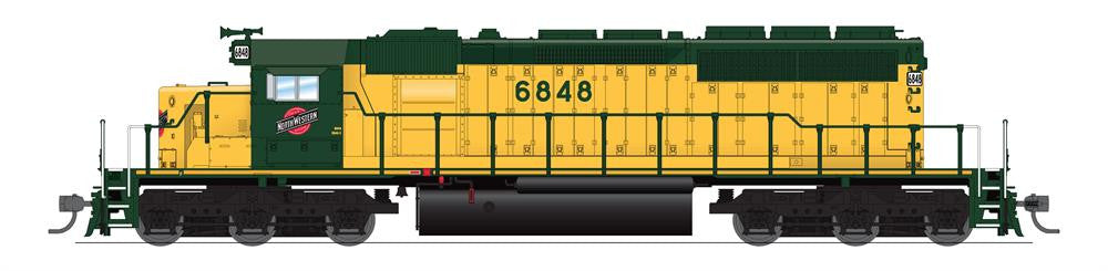 BLI 6781 SD40-2 C&NW - Chicago & North Western #6867 Broadway Limited Paragon 4 w/Sound & DCC HO Scale