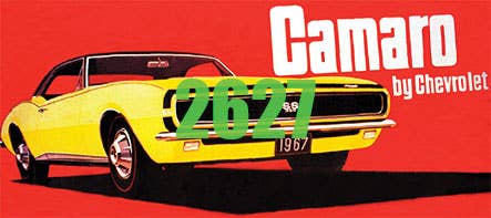 Image for 293-2627 Billboard 1967 Camaro