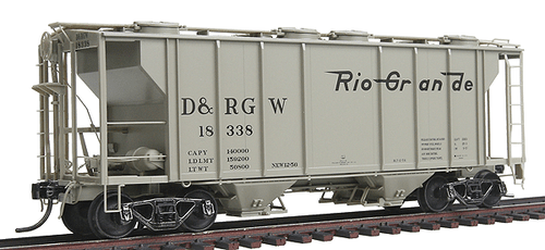 Kadee 8640 PS-2 Two Bay Hopper D&RGW - Denver & Rio Grande Western #18338 HO Scale