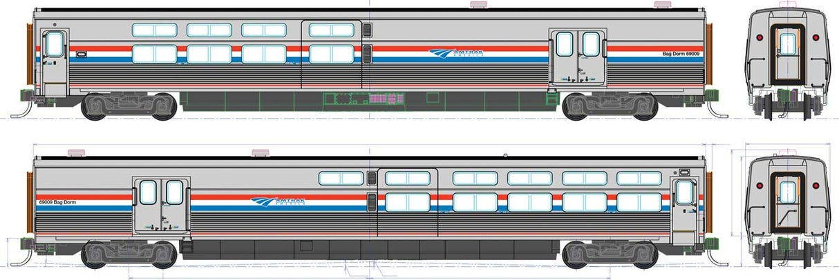 Image for 381-356241 Amtrak View Baggage 69004