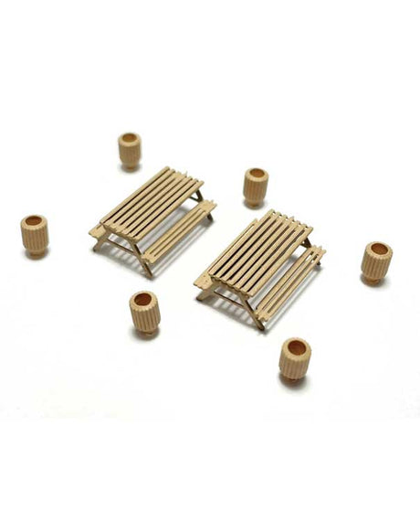 Image for 381-85211024 Wooden Bins and Tables