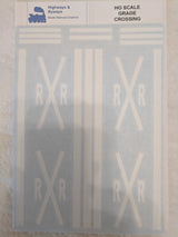 70-1 Highways & Byways Grade Crossings Graphic Decals (SCALE=HO) Part # 70-1