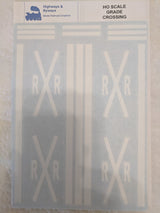 70-1 Highways & Byways Grade Crossings Graphic Decals (SCALE=HO) Part # 70-1