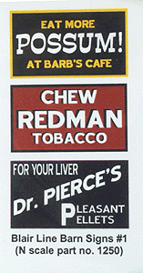 Image for 184-1250 Barn sign dcl set #1   3/
