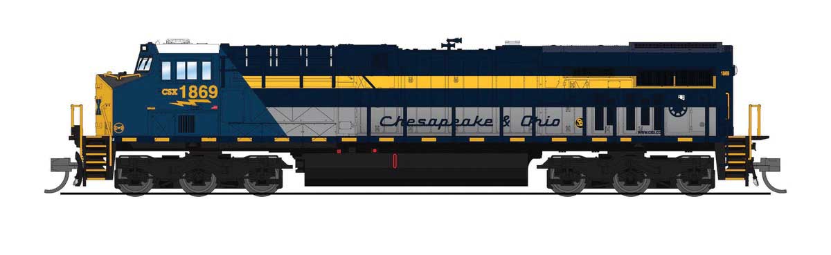 Image for 187-9886 GE ES44AC SND CSX 1869