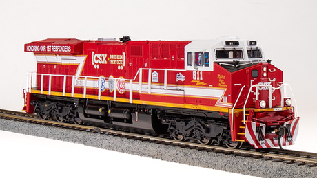 BLI 7174 GE ES44AC - CSX #911, Pride in Service - First Responders, Sound & DCC Broadway Limited HO Scale