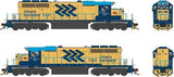 Bowser 25336 GMD SD40-2 ON Ontario Northland #1733 (yellow, blue, Chevron Logo) DCC & Sound HO Scale