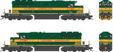 Bowser 25340 GMD SD40-2 ON Ontario Northland #1730 (Heritage Scheme, green, yellow, red) DCC & Sound HO Scale