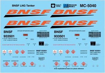 Image for 460-605040 BNSF LNG Tanker