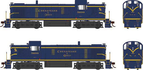 Bowser 25196 Alco RS3 Phase 3 C&O Chesapeake & Ohio #5601 w/LokSound & DCC HO Scale