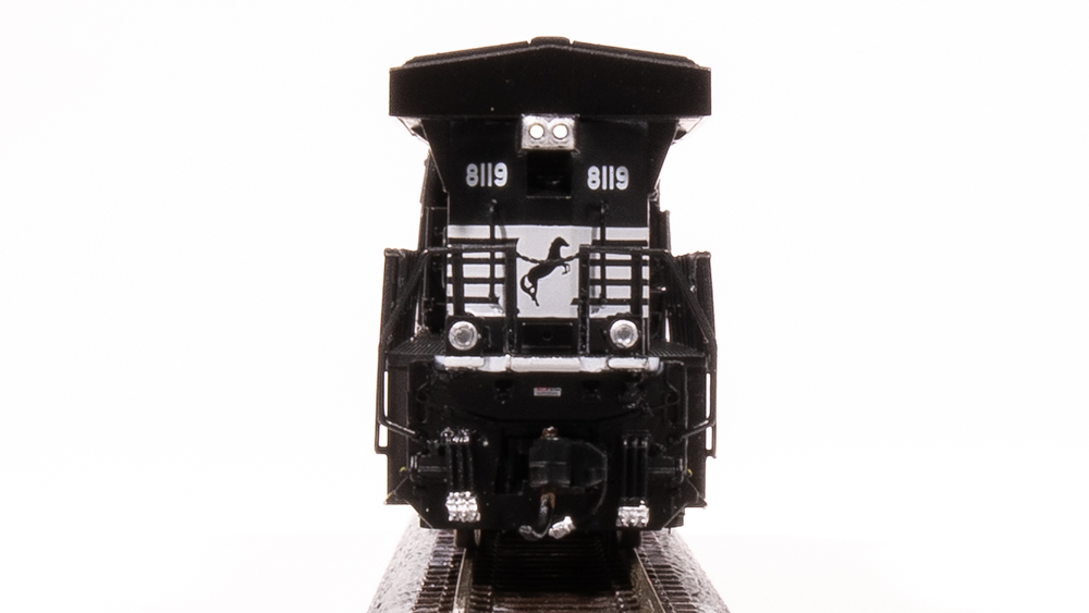 BLI 7297 ES44AC NS #8119, Black & White Paragon 4 Sound & DCC N Scale